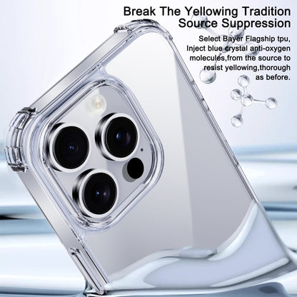 For iPhone 16 Plus iPAKY Crystal Clear Series Shockproof PC + TPU Protective Phone Case(Transparent) by iPAKY