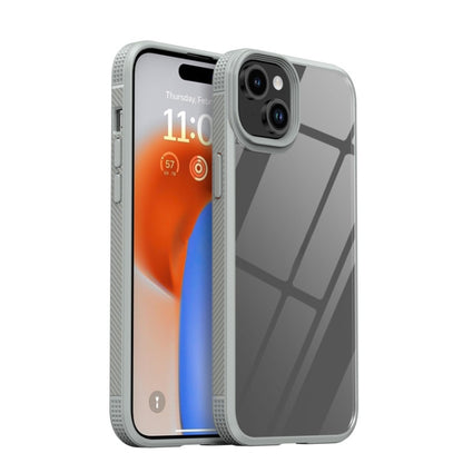 For iPhone 15 Plus iPAKY MG Series Transparent PC+TPU Phone Case(Grey) by iPAKY