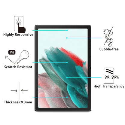 For Samsung Galaxy Tab A11+ / A10+ / A9+ 9H 0.3mm Explosion-proof Tempered Glass Film by bashfashion