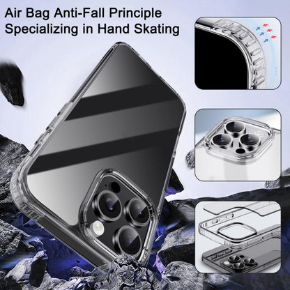 For iPhone 16 Pro iPAKY XJ Series Transparent PC+TPU Phone Case by iPAKY