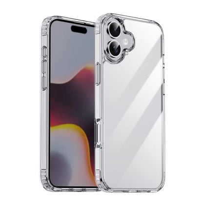 For iPhone 16 Plus iPAKY XJ Series Transparent PC+TPU Phone Case by iPAKY