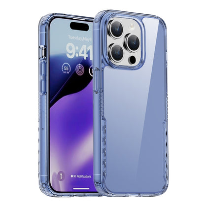 For iPhone 15 Pro iPAKY YG Series Transparent PC+TPU Phone Case(Transparent Blue) by iPAKY