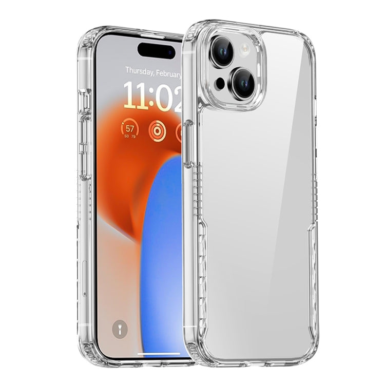 For iPhone 15 Plus iPAKY YG Series Transparent PC+TPU Phone Case(Transparent) by iPAKY