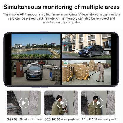 DF-3HBJ 8MP HD IP66 Waterproof Outdoor WiFi IP Camera Support Dual Light Night Vision, Plug:EU Plug by bashfashion