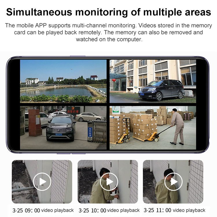 DF-3HBJ 8MP HD IP66 Waterproof Outdoor WiFi IP Camera Support Dual Light Source / Outside Lamp, Plug:EU Plug by bashfashion
