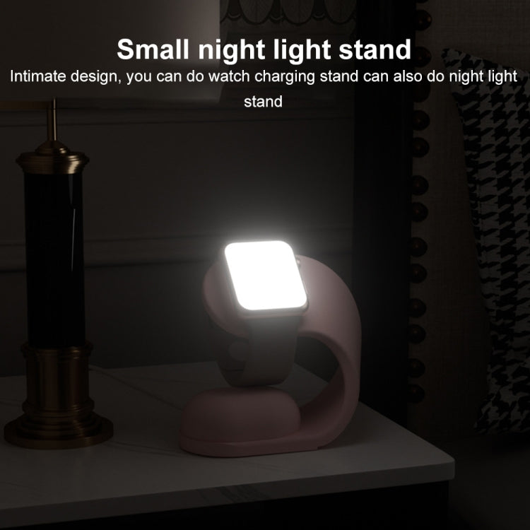 For Apple Watch Series Smart Watch U-shaped Silicone Charging Holder(Colorful) by bashfashion