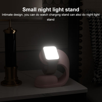 For Apple Watch Series Smart Watch U-shaped Silicone Charging Holder(Colorful) by bashfashion