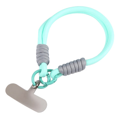 Dopamine Color Double Buckle Twist Rope Short Lanyard(Light Blue) by bashfashion