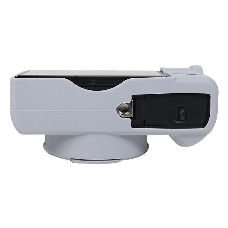 For Canon PowerShot G7 X Mark III / G7X3 Soft Silicone Protective Case with Lens Cover(Grey) by bashfashion