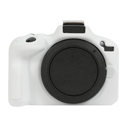 For Canon EOS R50 Soft Silicone Protective Case(White) by bashfashion