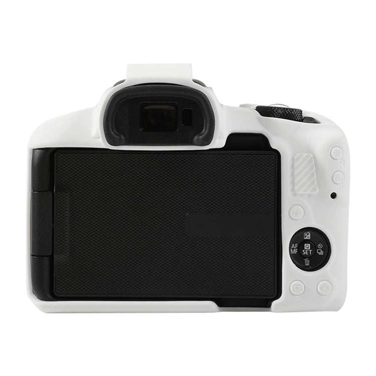 For Canon EOS R50 Soft Silicone Protective Case(White) by bashfashion