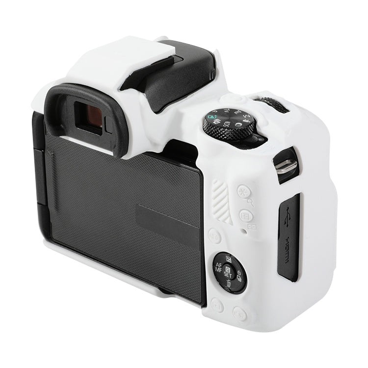 For Canon EOS R50 Soft Silicone Protective Case(White) by bashfashion