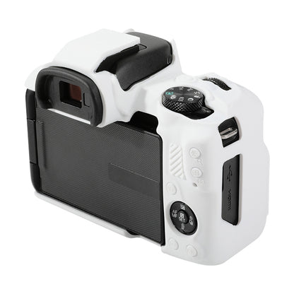 For Canon EOS R50 Soft Silicone Protective Case(White) by bashfashion