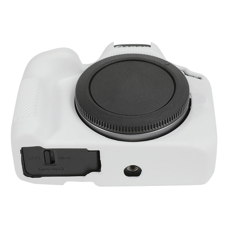 For Canon EOS R50 Soft Silicone Protective Case(White) by bashfashion