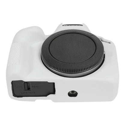 For Canon EOS R50 Soft Silicone Protective Case(White) by bashfashion