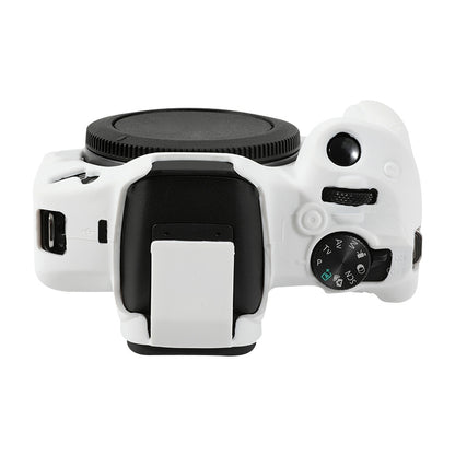 For Canon EOS R50 Soft Silicone Protective Case(White) by bashfashion