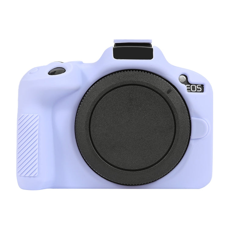 For Canon EOS R50 Soft Silicone Protective Case(Lilac Purple) by bashfashion