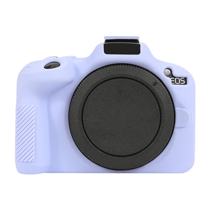 For Canon EOS R50 Soft Silicone Protective Case(Lilac Purple) by bashfashion