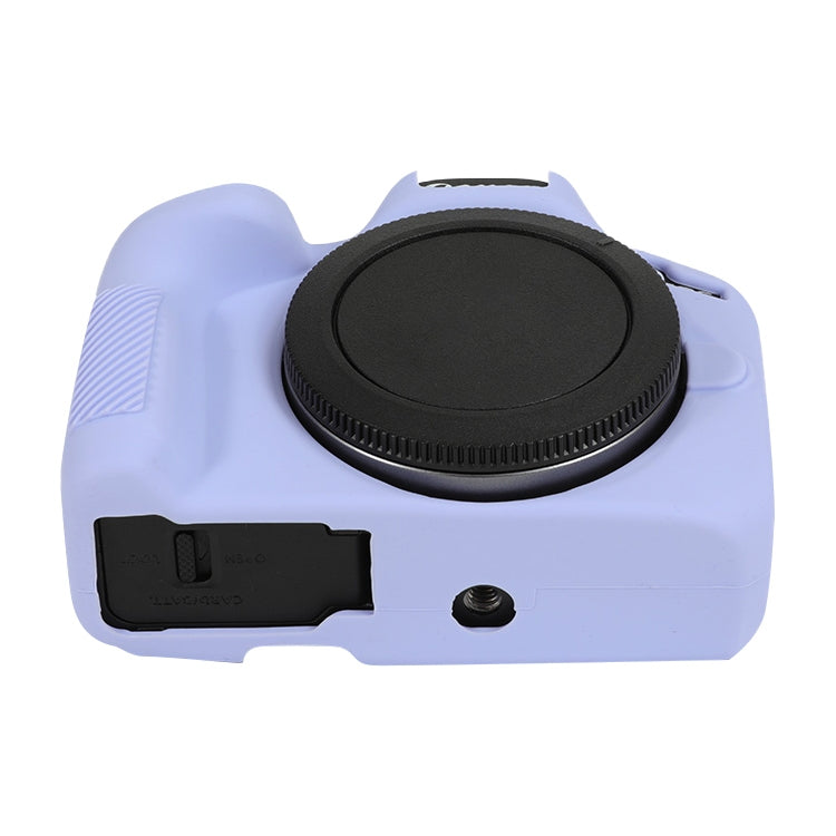 For Canon EOS R50 Soft Silicone Protective Case(Lilac Purple) by bashfashion