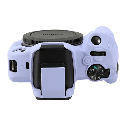 For Canon EOS R50 Soft Silicone Protective Case(Lilac Purple) by bashfashion