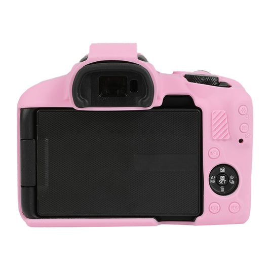 For Canon EOS R50 Soft Silicone Protective Case(Pink) by bashfashion