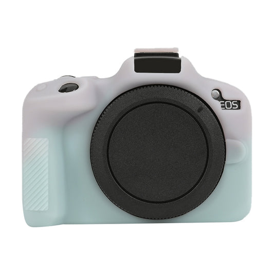 For Canon EOS R50 Soft Silicone Protective Case(Jello Pink Green) by bashfashion
