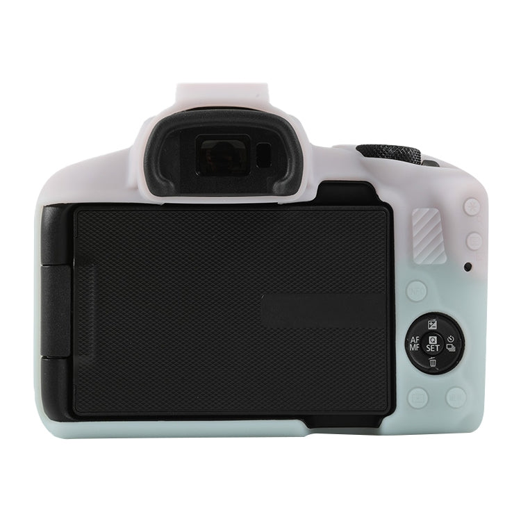 For Canon EOS R50 Soft Silicone Protective Case(Jello Pink Green) by bashfashion