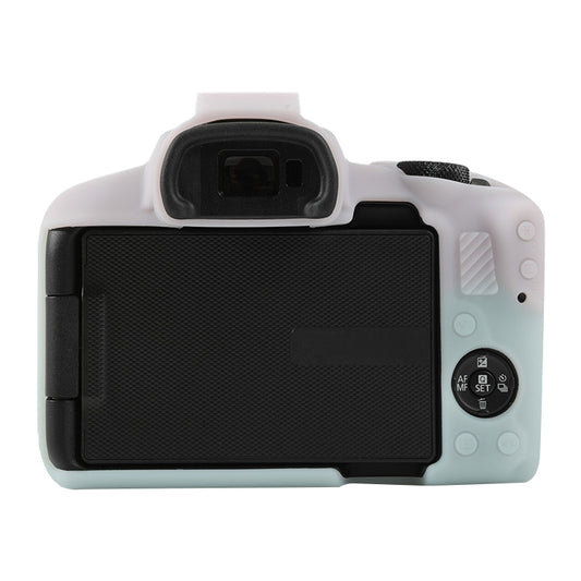 For Canon EOS R50 Soft Silicone Protective Case(Jello Pink Green) by bashfashion