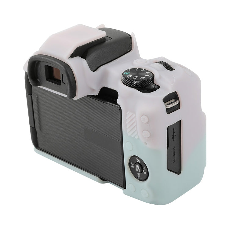 For Canon EOS R50 Soft Silicone Protective Case(Jello Pink Green) by bashfashion