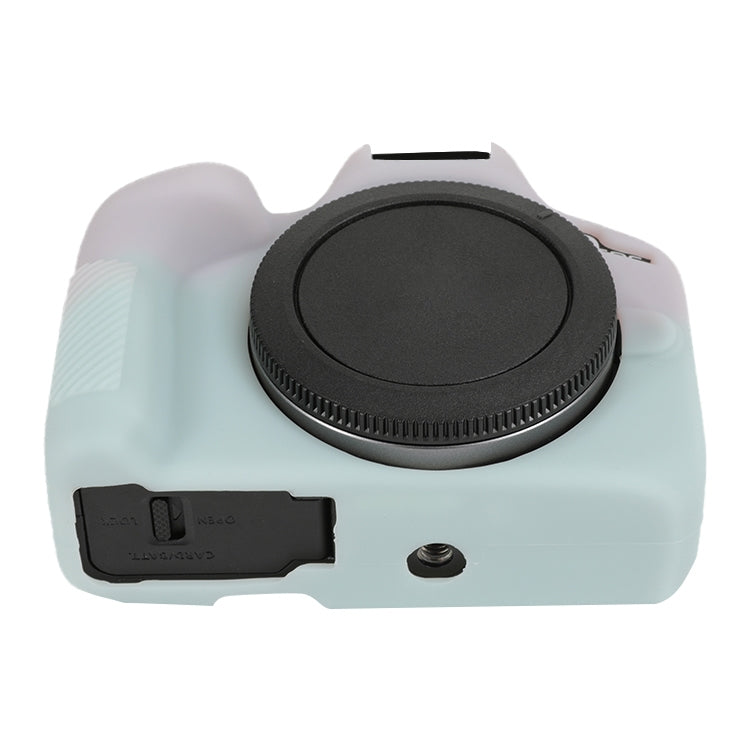 For Canon EOS R50 Soft Silicone Protective Case(Jello Pink Green) by bashfashion