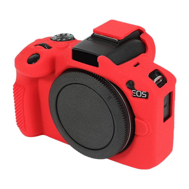 For Canon EOS R50 Soft Silicone Protective Case(Red) by bashfashion