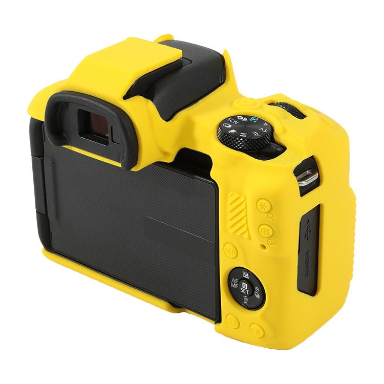 For Canon EOS R50 Soft Silicone Protective Case(Yellow) by bashfashion