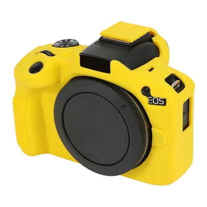 For Canon EOS R50 Soft Silicone Protective Case(Yellow) by bashfashion