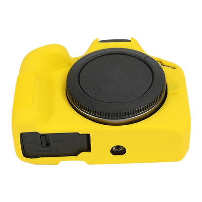 For Canon EOS R50 Soft Silicone Protective Case(Yellow) by bashfashion