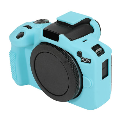 For Canon EOS R50 Soft Silicone Protective Case(Sky Blue) by bashfashion