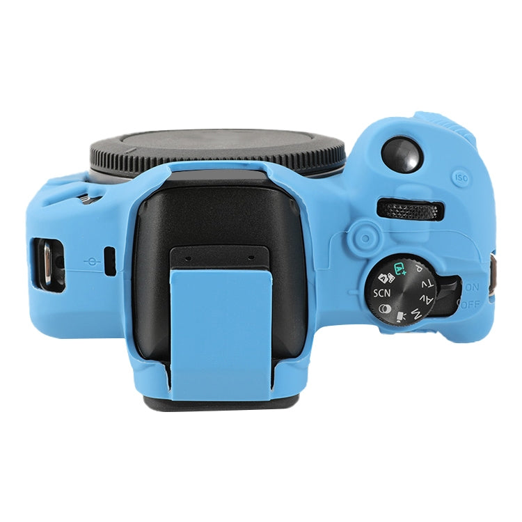 For Canon EOS R50 Soft Silicone Protective Case(Dark Blue) by bashfashion