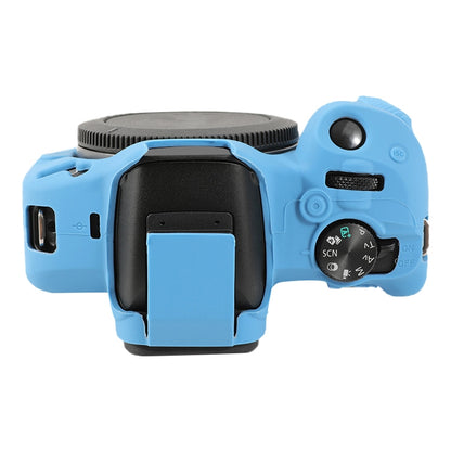 For Canon EOS R50 Soft Silicone Protective Case(Dark Blue) by bashfashion