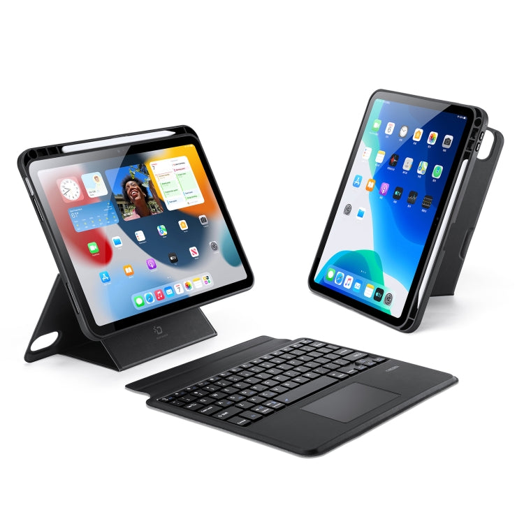 For iPad 10th Gen 10.9 2022 DUX DUCIS DK Series Magnetic Wireless Bluetooth Keyboard Tablet Case(Black) by DUX DUCIS