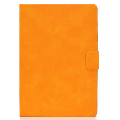 For iPad Air 2022 / 2020 10.9 Cowhide Texture Leather Smart Tablet Case(Khaki) by bashfashion