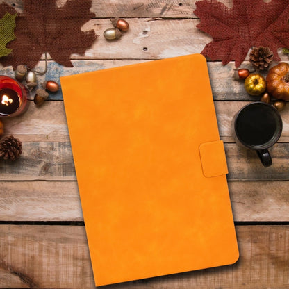 For iPad Air 2022 / 2020 10.9 Cowhide Texture Leather Smart Tablet Case(Khaki) by bashfashion