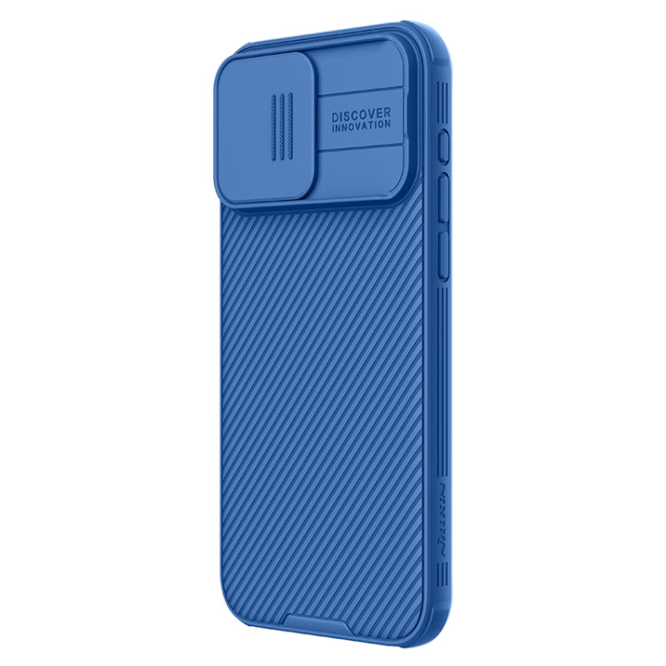 For iPhone 15 Pro Max NILLKIN CamShield Pro Magnetic Magsafe Phone Case(Blue) by NILLKIN