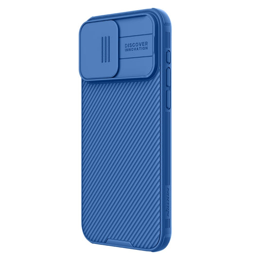 For iPhone 15 Pro NILLKIN CamShield Pro PC Phone Case(Blue) by NILLKIN