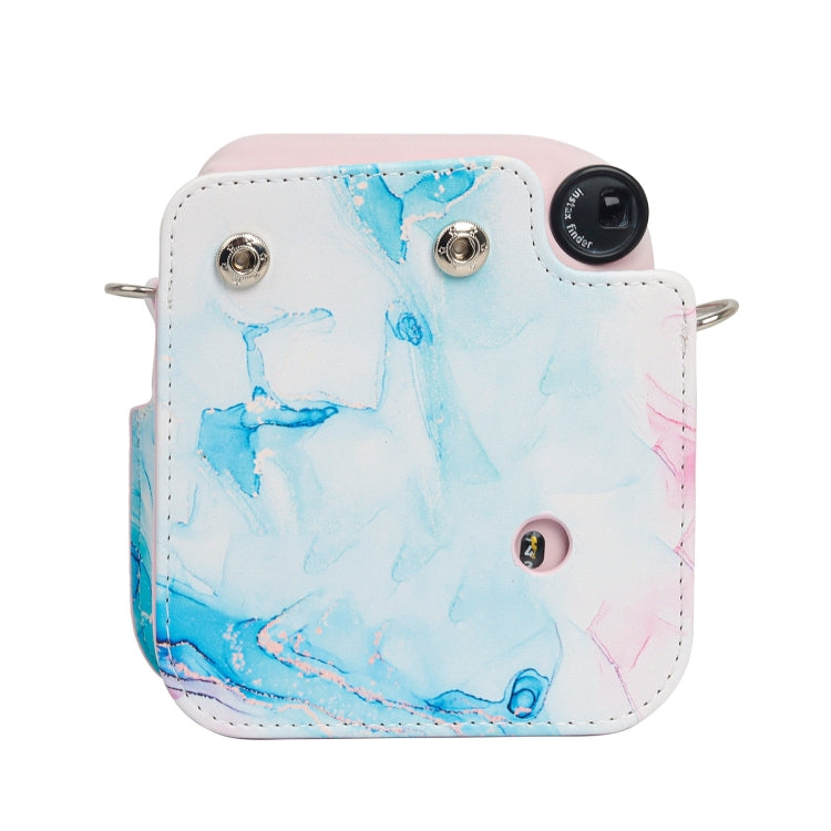 For FUJIFILM instax mini 12 Painted Full Body Leather Case Camera Bag with Strap(Dream Waves) by bashfashion