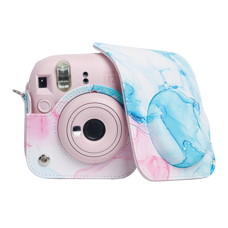 For FUJIFILM instax mini 12 Painted Full Body Leather Case Camera Bag with Strap(Dream Waves) by bashfashion