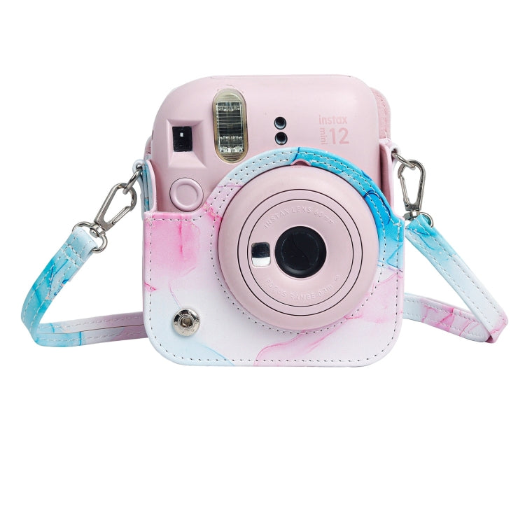 For FUJIFILM instax mini 12 Painted Full Body Leather Case Camera Bag with Strap(Dream Waves) by bashfashion