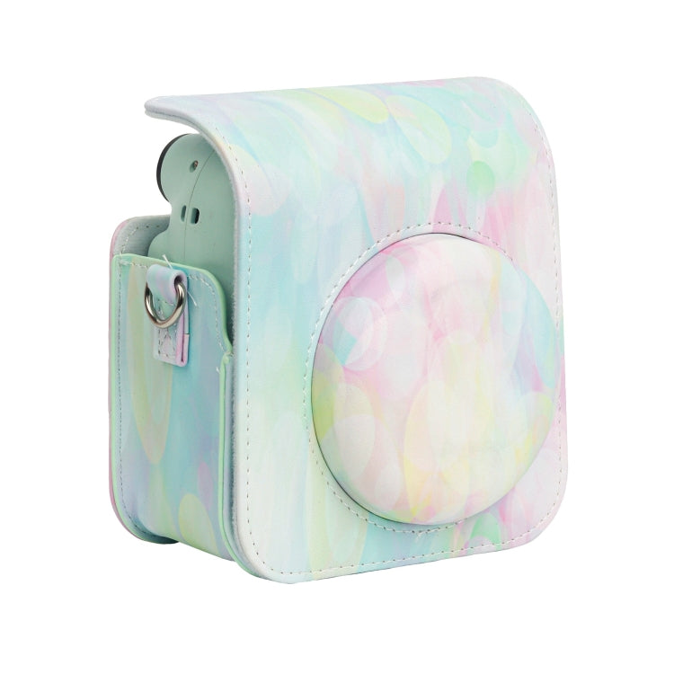 For FUJIFILM instax mini 12 Painted Full Body Leather Case Camera Bag with Strap(Dream Bubble) by bashfashion
