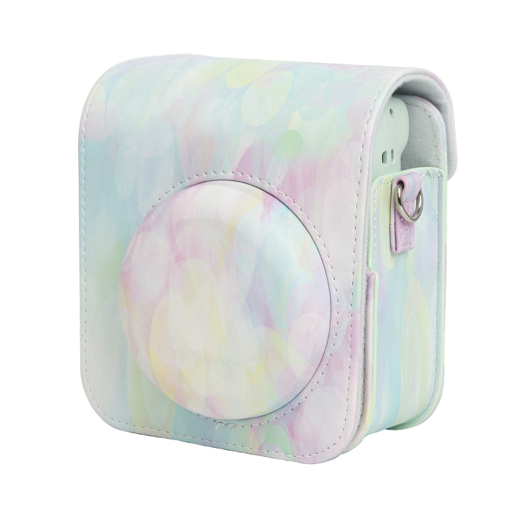 For FUJIFILM instax mini 12 Painted Full Body Leather Case Camera Bag with Strap(Dream Bubble) by bashfashion