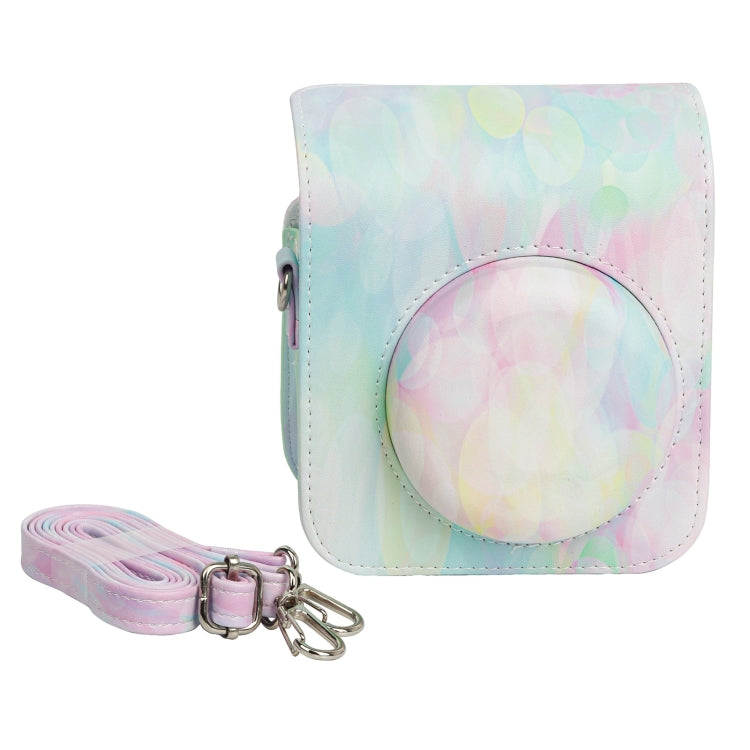 For FUJIFILM instax mini 12 Painted Full Body Leather Case Camera Bag with Strap(Dream Bubble) by bashfashion