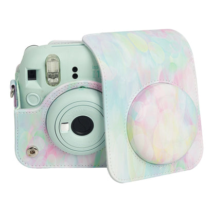 For FUJIFILM instax mini 12 Painted Full Body Leather Case Camera Bag with Strap(Dream Bubble) by bashfashion