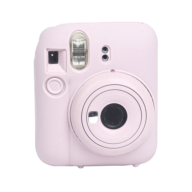 For FUJIFILM instax mini 12 Soft Silicone Camera Protective Case(Pink) by bashfashion